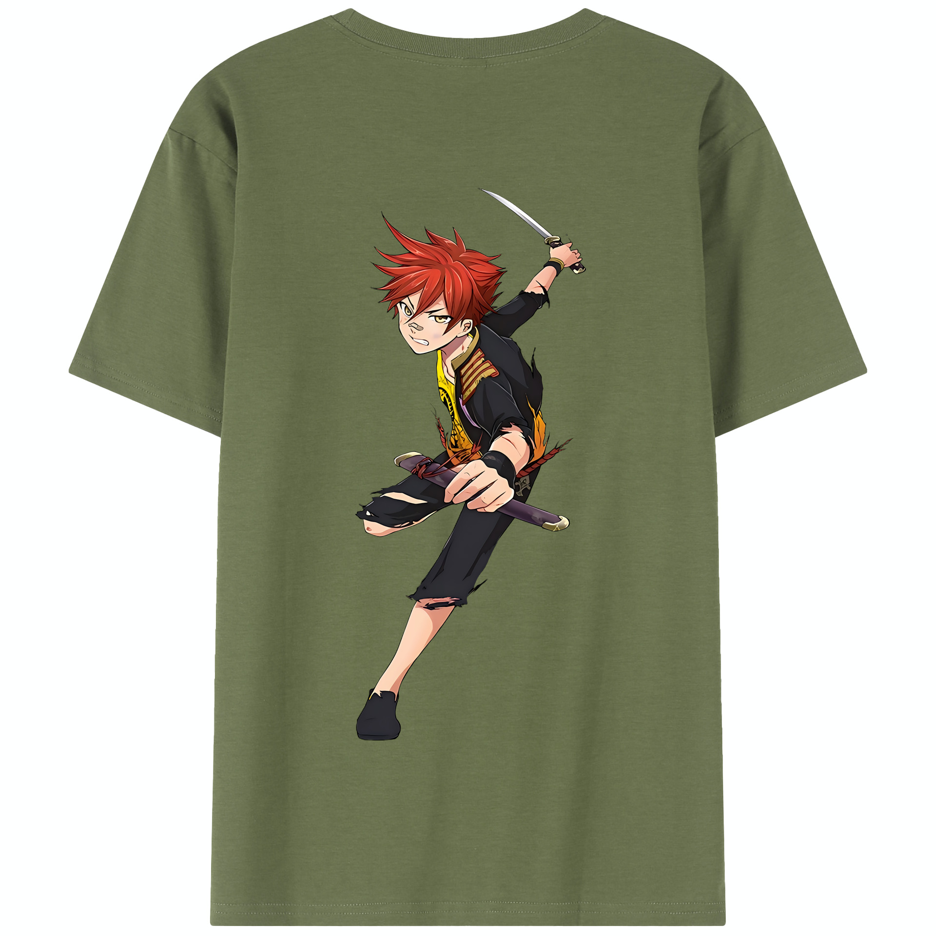 （画像用） 刀剣乱舞 Touken Ranbu 綿100％半袖Tシャツ（背面プリント）